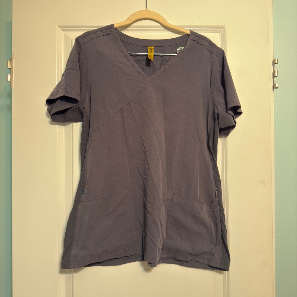 WonderWink Aero Grey/Pewter scrub top